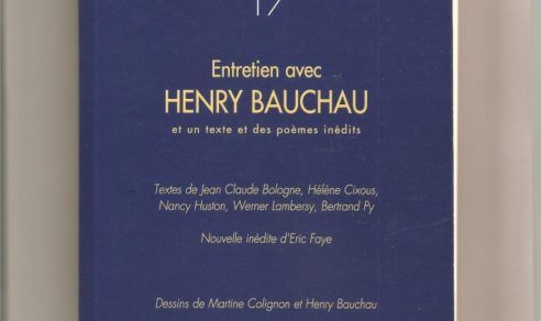 revue l'oeil de boeuf n°17 dessins, consacrée à H.Bauchau